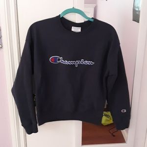 A cute navy blue sweatshirt